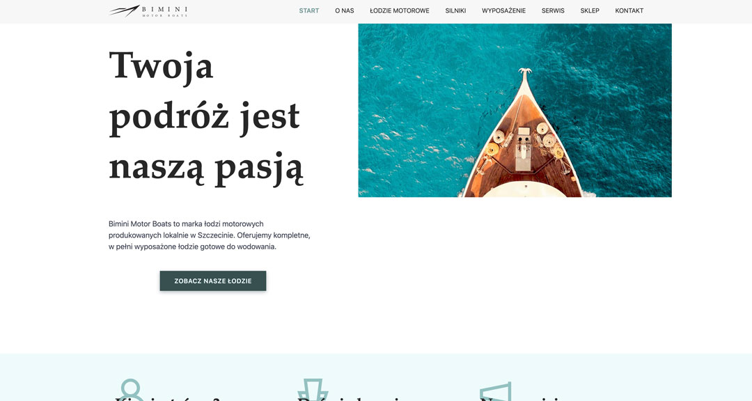 Screenshot BiminiMotorBoats.pl