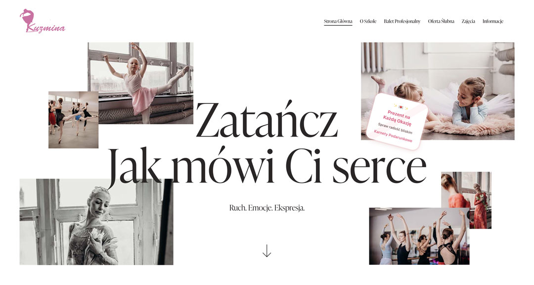 Screenshot Kuzmina.pl