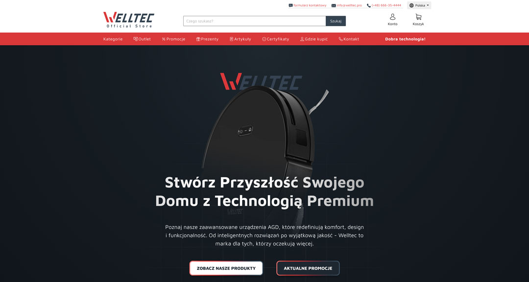 Screenshot Welltec.pro